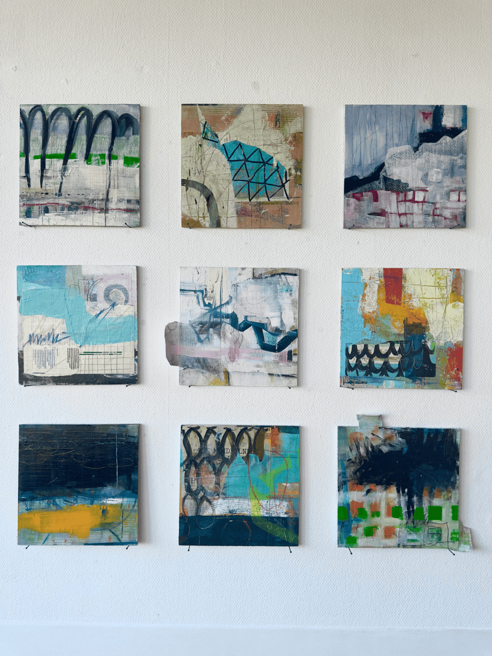 Growing grid closeup